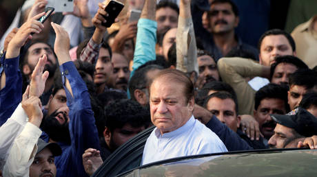 FILE PHOTO: Former Pakistani Prime Minister Nawaz Sharif