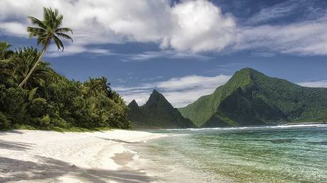 FILE PHOTO: A view of American Samoa's Ofu Beach on Ofu Island.