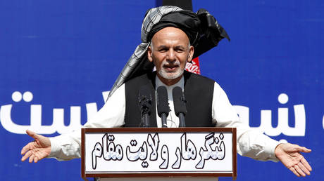 FILE PHOTO. Afghanistan's President Ashraf Ghani speaks in Jalalabad. ©REUTERS / Parwiz