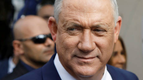 Leader of Blue and White party Benny Gantz. © Reuters / Nir Elias / File Photo