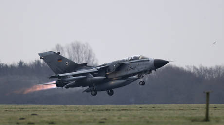 FILE PHOTO: German air force Tornado jet