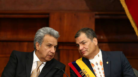 'Greatest traitor in Ecuadorian history': Former President Correa slams Moreno over Assange's arrest