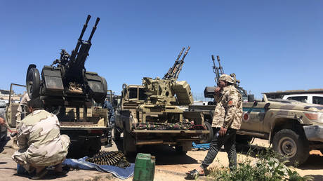 Libyan National Army jet shot down over Tripoli as Haftar visits Egypt