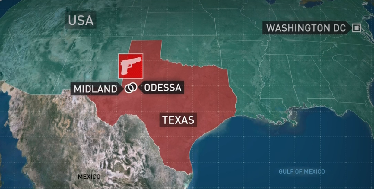At least 5 killed, gunman dead in mass drive-by shootings in Texas