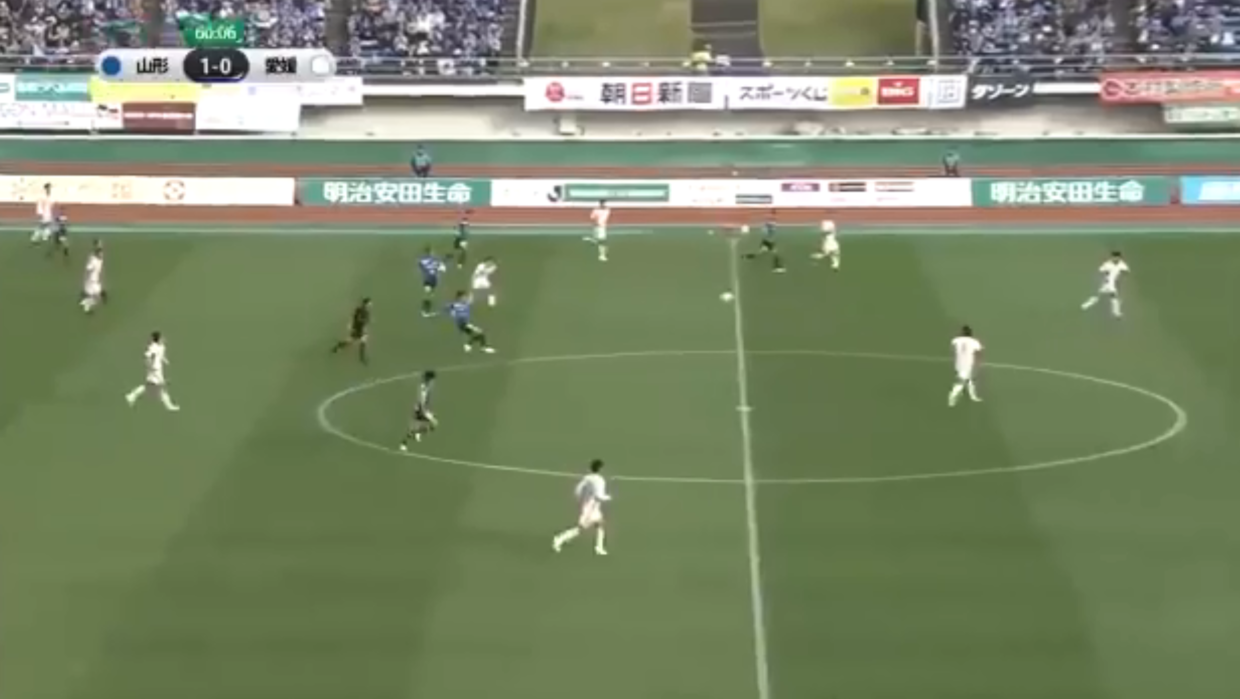 WATCH: Japanese team score from the halfway line TWICE in the space of 90 seconds