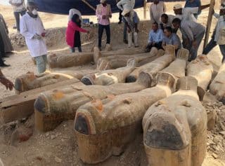 20 Sealed Ancient Egyptian Coffins Await Opening
