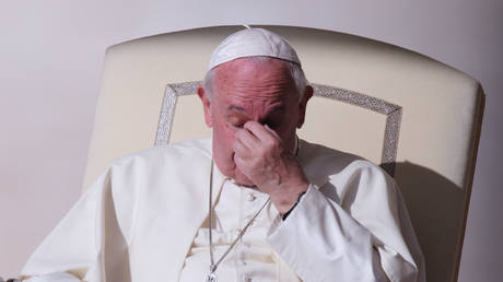 Pope Francis urged to REPENT by clergy after participating in ‘idolatrous worship’ of pagan goddess