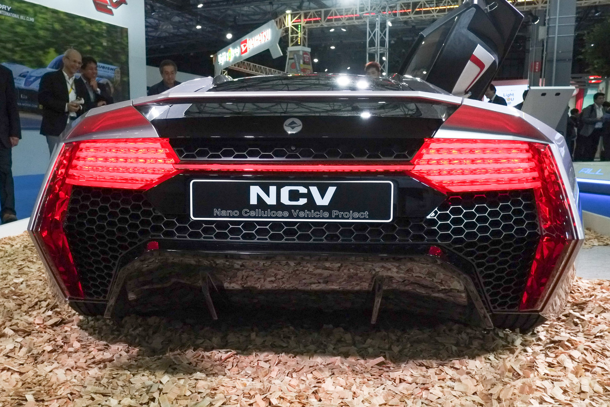 Go green to the extreme! Japan rolls out eco-friendly supercar made from WOOD at Tokyo Motor Show (VIDEO)