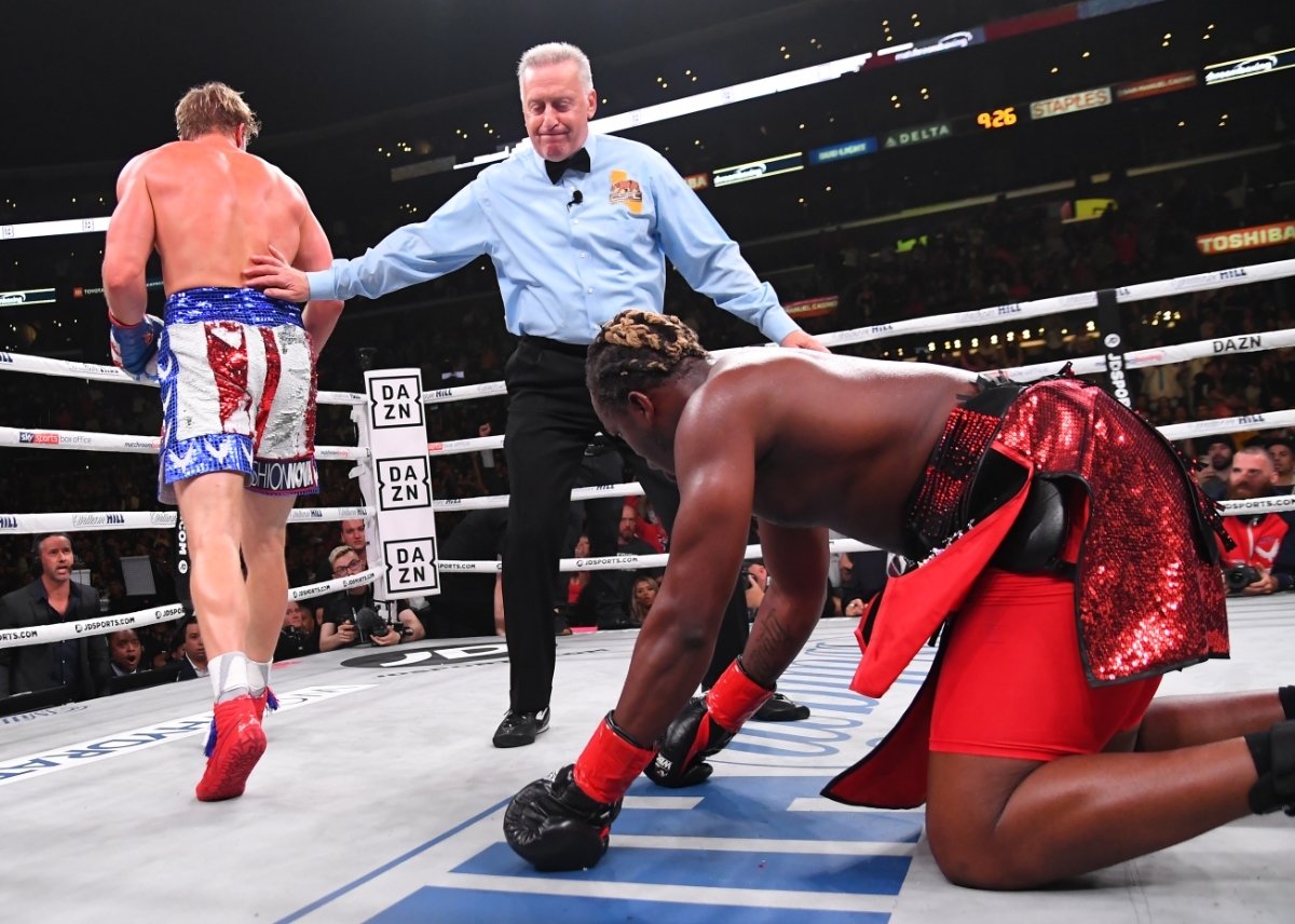 KSI vs Logan Paul 2: Controversy in LA as KSI claims split decision win in battle of YouTube stars (VIDEO)