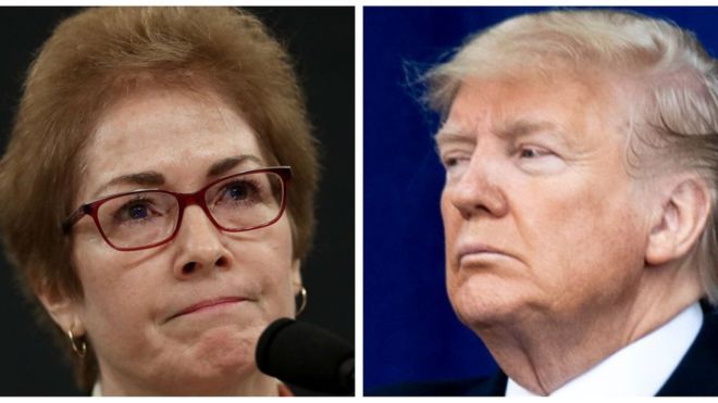 ٹرمپ مواخذے کی انکوائری: سابق سفیر کی گواہی کے دوران  ٹرمپ کی سفیر مخالف ٹویٹ