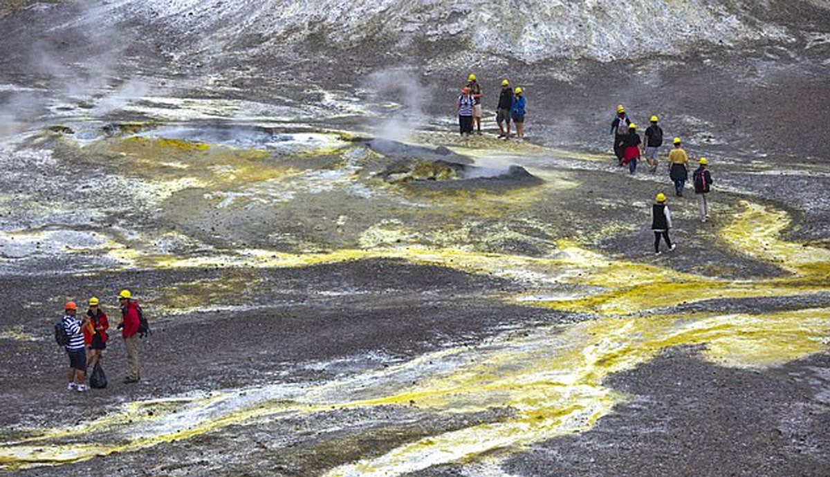 نیوزی لینڈ میں ویلنگٹن کا آتش فشاں لاوا اگلنے لگا۔  ایک سیاح ہلاک، متعدد زخمی