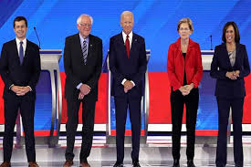 آئندہ امریکی انتخابات میں صدارتی امید واروں کی دوڑ۔ 7 ڈیمو کریٹس  کے مابین مباحثہ