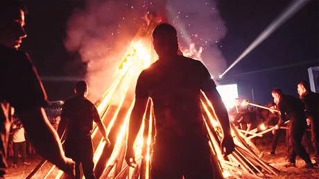Heil Bandera: Ukrainian nationalists hold torchlight parade to celebrate Nazi collaborator’s birthday