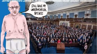 Alan Dershowitz to Senators: “Keep Your Underwear on and Acquit Trump—OR ELSE”
