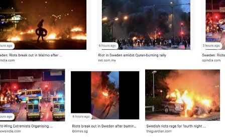 سویڈن میں قرآن نذر آتش، مسلمانوں میں شدید غم و غصہ، مظاہرے، املاک کا جلاؤ گھیراؤ
