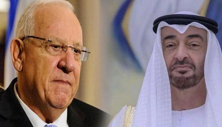 مقبوضہ فلسطین: صہیونی صدر کی امارات کے ولی عہد کو بیت المقدس کے دورے کی دعوت، اہم معاہدات کی تیاری، عمان کا بھی رابطہ