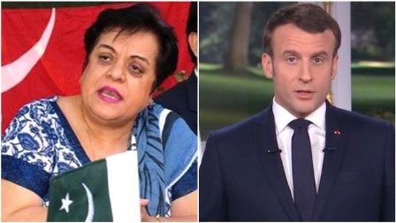 ڈاکٹر شیریں مزاری غلط خبر پر فرانسیسی صدر پر برس پڑیں، فرانسیسی سفارت خانے کے سخت جواب پر بیان واپس لینا پڑ گیا