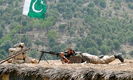 پاکستان اور ہندوستان کی افواج کا کشمیر لائن آف کنٹرول پر فائربندی کا اعلان