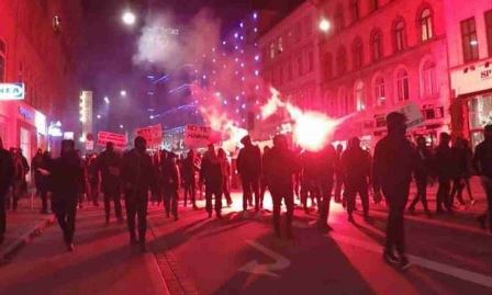 ڈنمارک: کورونا تالہ بندی کے خلاف ہزاروں افراد کا مظاہرہ، جلاؤ گھیراؤ، حکومت کے خلاف نعرے بازی – ویڈیو