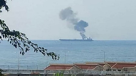 شامی سمندری حدود میں ایرانی تیل کے جہاز پر ڈرون حملہ: ایران کا فلسطین پر قابض صیہونی انتظامیہ پر الزام