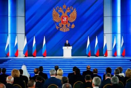 روسی صدر ولادیمیر پوتن کا ارکان پارلیمنٹ سے سالانہ خطاب