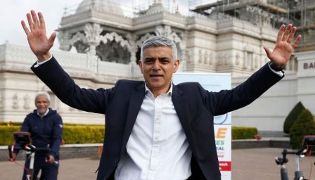 لندن: صادق خان دوبارہ برطانوی دارالحکومت کے ناظم اعلیٰ مقرر