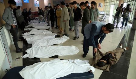 کابل اسکول حملے میں جاں بحق ہونے والوں کی تعداد 70 ہو گئی، کچھ زخمیوں کی حالت تشویشناک ہونے کے باعث مزید اضافے کا خدشہ
