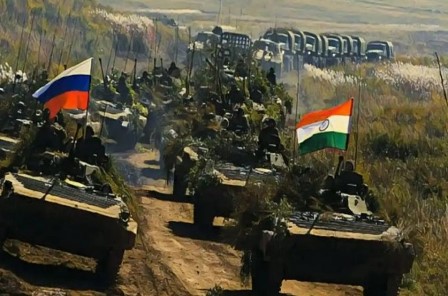 روسی و ہند افواج کی 15 روزہ مشترکہ عسکری مشقیں “اِندرا-2021” جاری، بھاری اسلحے اور فضائی حملوں کی مشقیں بھی شامل