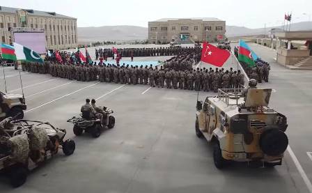 پاکستان، ترکی اور آزربائیجان کی مشترکہ عسکری مشقیں (3 بھائی- 2021) باکو میں جاری – ویڈیو