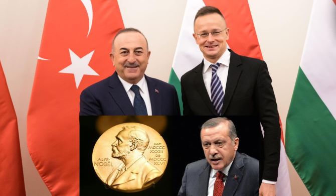پاکستان کے بعد ہنگری کے وزیر خارجہ نے بھی امن نوبل انعام کے لیے ترک صدر کو نامزد کر دیا